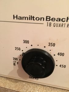 18 quart electric roaster