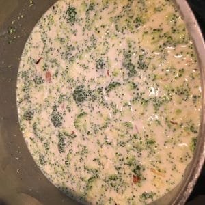 quick broccoli cheddar soup recipe