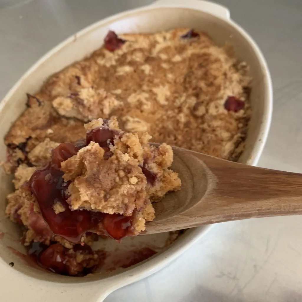 Your piece of cobbler