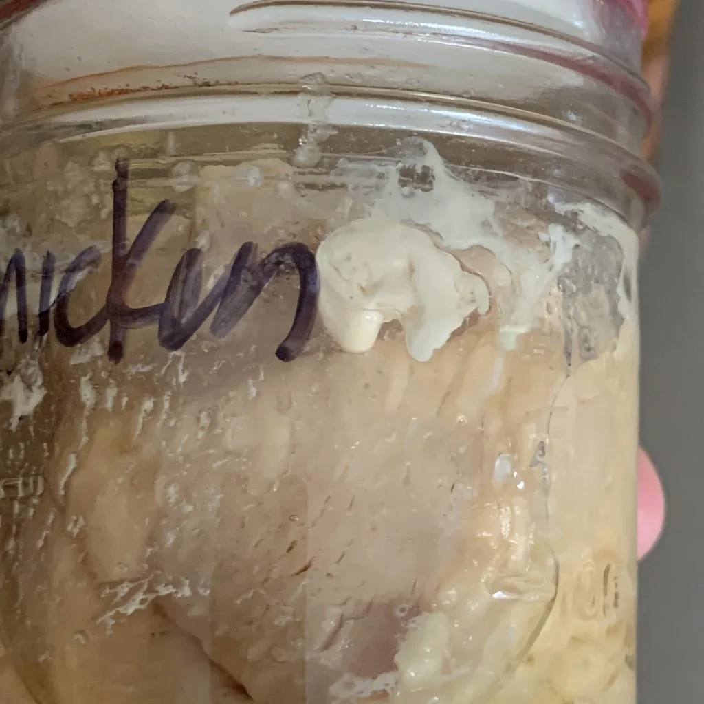 raw packed chicken
