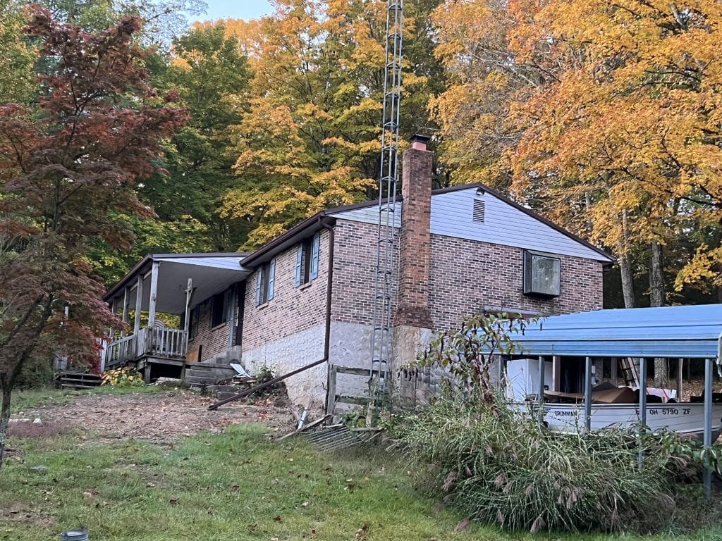 Farmhouse in the fall