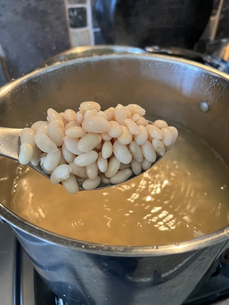 rehydrated beans for pressure canning