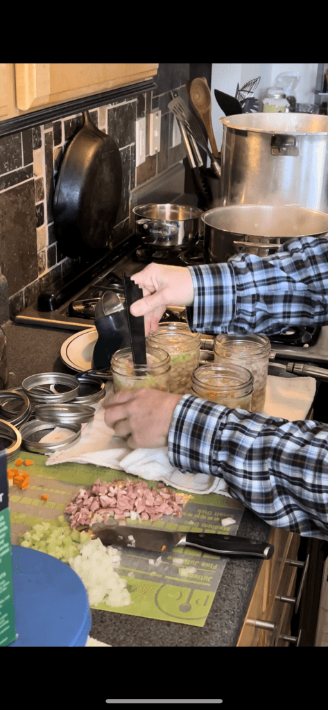 getting out the air bubbles