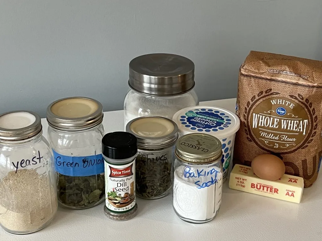 dilly onion bread recipe ingredients