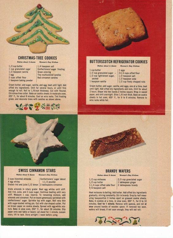 assortment of Christmas cookie recipes