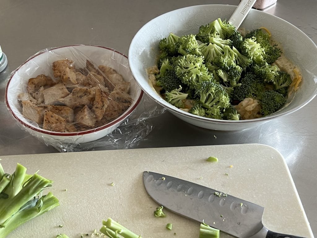 broccoli for the easy casserole